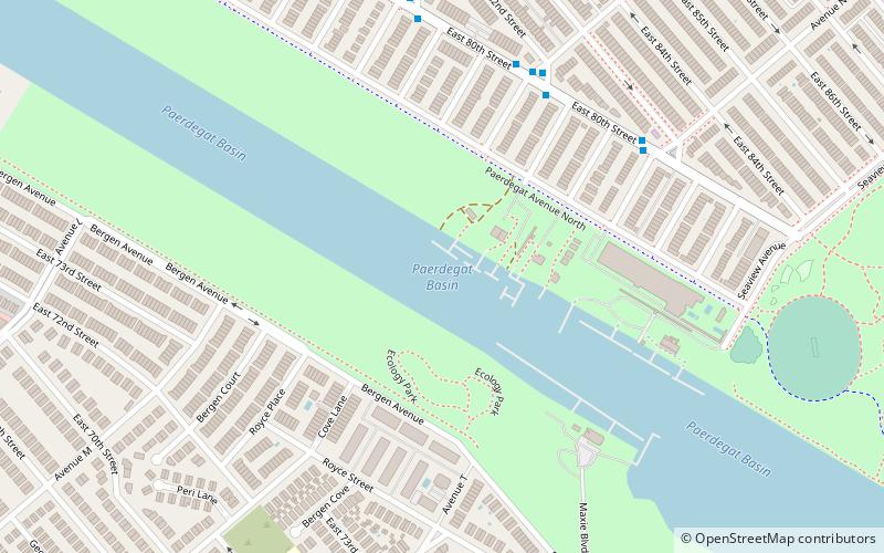 Paerdegat Basin location map