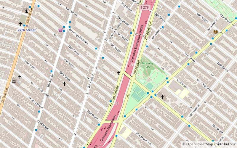 Bay Ridge United Church location map