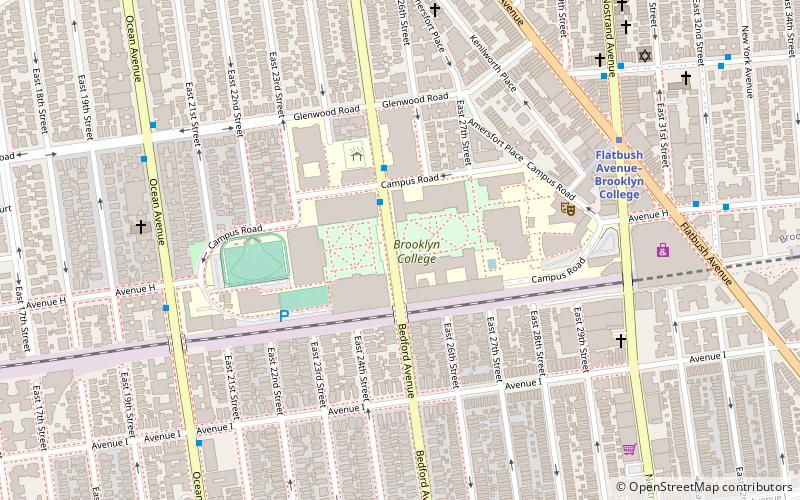 College de Brooklyn de la Universidad de la Ciudad de Nueva York location map