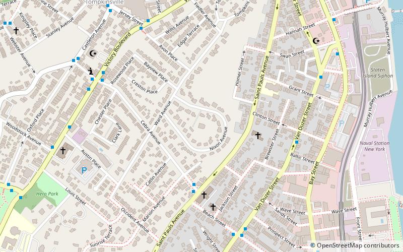 Caleb T. Ward Mansion location map