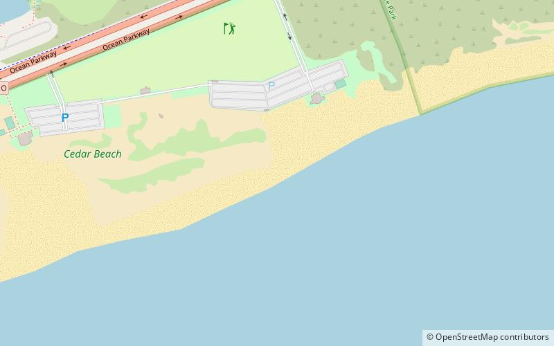 Cedar Overlook Beach location map