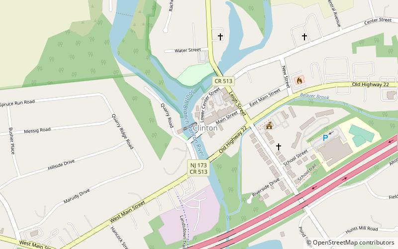Dunham's Mill location map
