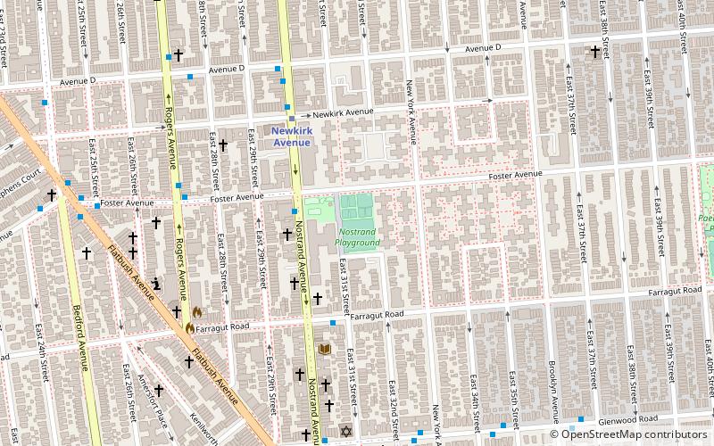 Nostrand Playground location map