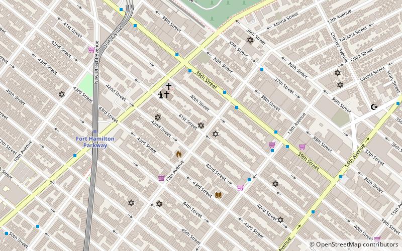 Chevra Anshei Lubawitz of Borough Park location map