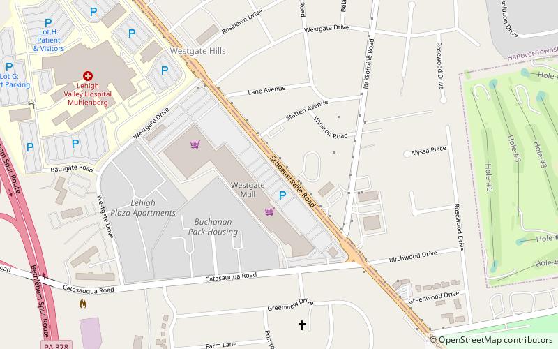 Westgate Mall location map