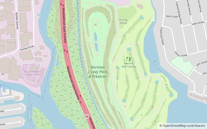 norman j levy park preserve merrick location map