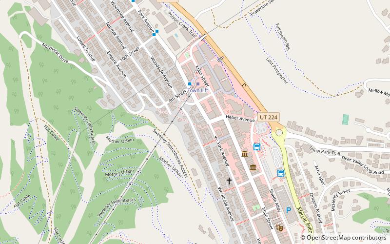 henry m hinsdill house park city location map