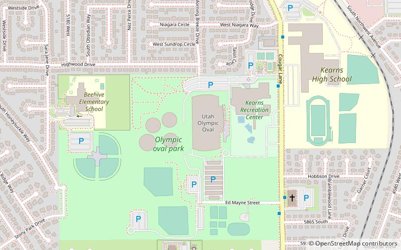 Utah Olympic Oval location map