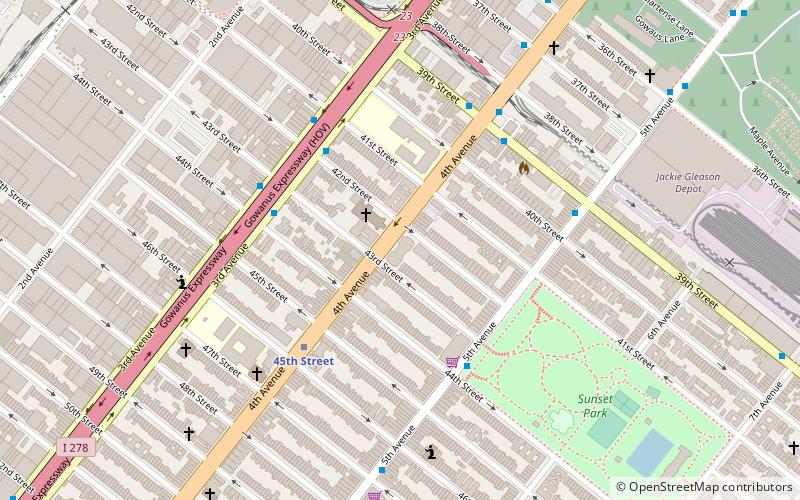 Sunset Park Courthouse location map