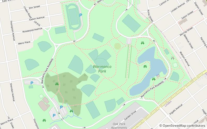 lenape park elizabeth location map