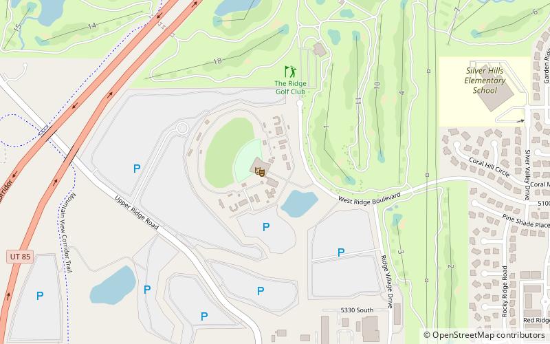 USANA Amphitheatre location map