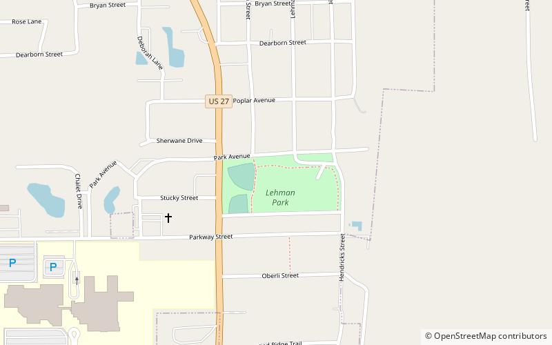 Lehman Park location map
