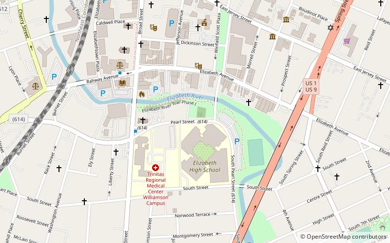St. John's Parsonage location map