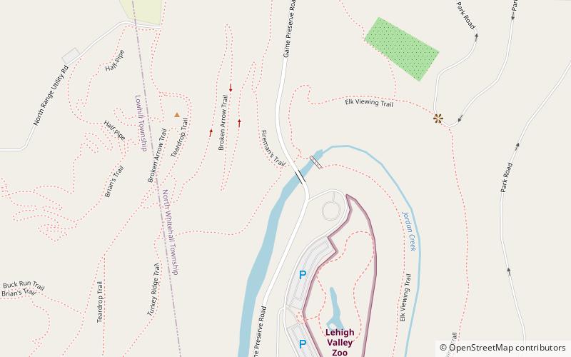 Schlicher Covered Bridge location map