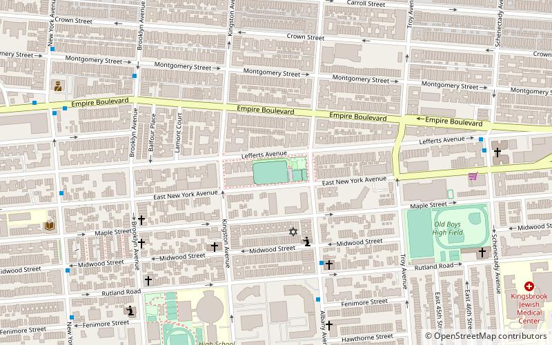commercial field new york city location map