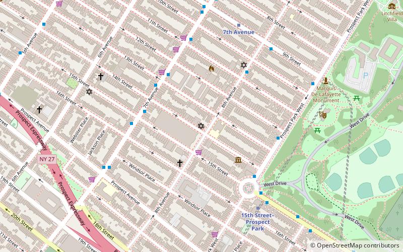 Park Slope Jewish Center location map