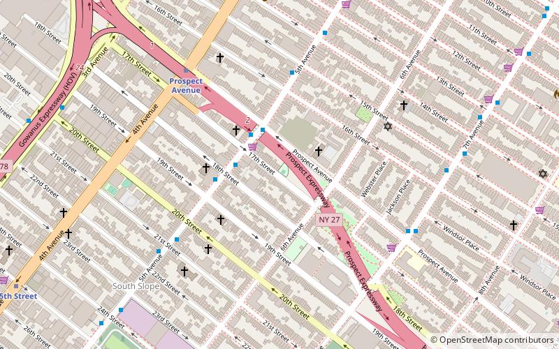 South Park Slope location map
