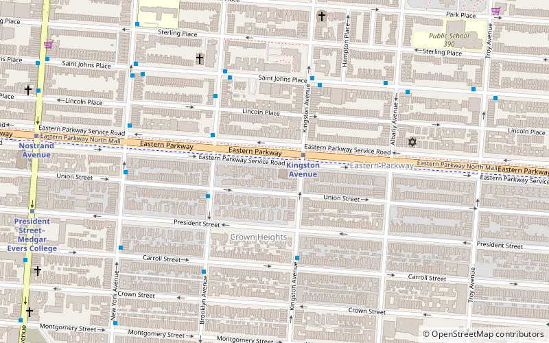 Library of Agudas Chassidei Chabad location map