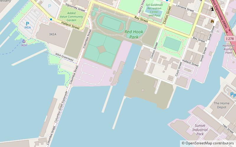 Red Hook Grain Terminal location map