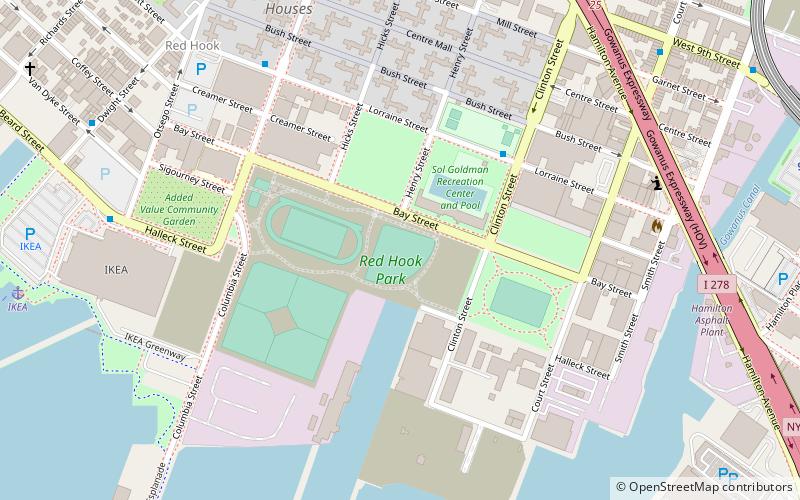 Red Hook Park location map