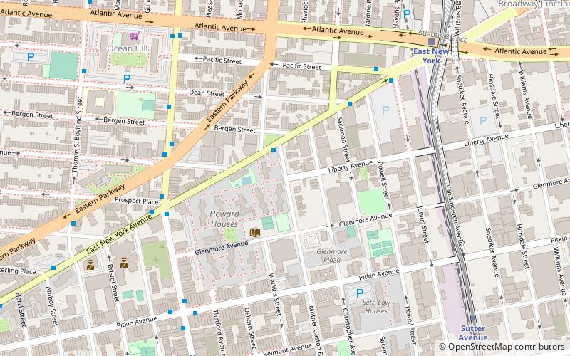 Liberty Avenue location map