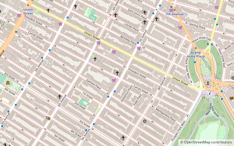 Old First Reformed Church location map