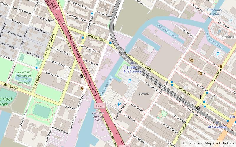 gowanus canal nueva york location map