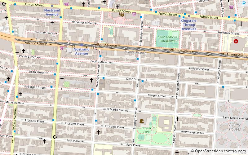 Crown Heights North Historic District location map