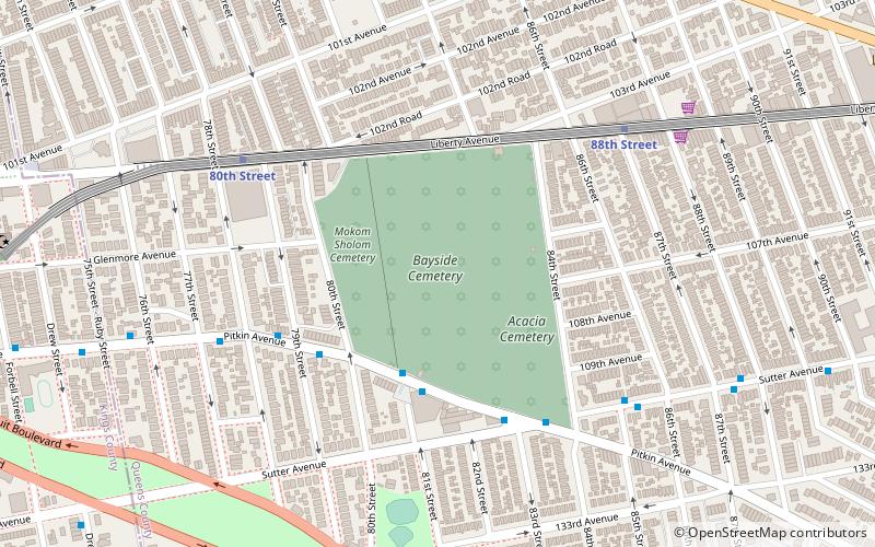 bayside cemetery new york city location map