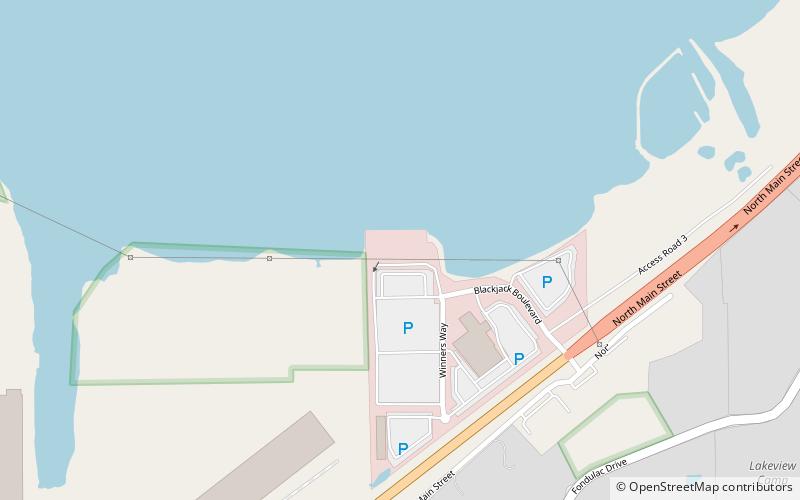 Par-A-Dice Casino location map