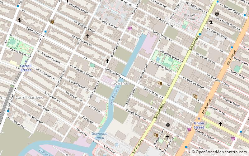 Union Street Bridge location map