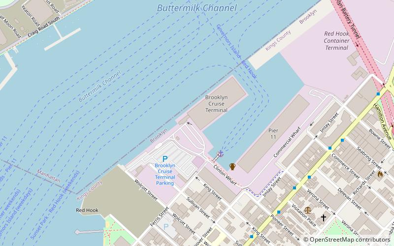 Brooklyn Cruise Terminal location map
