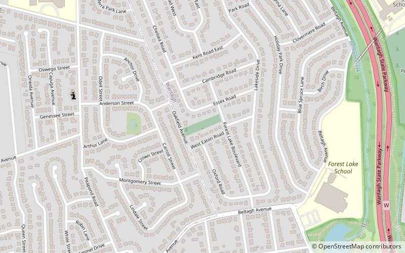 Oakfield Cemetery location map