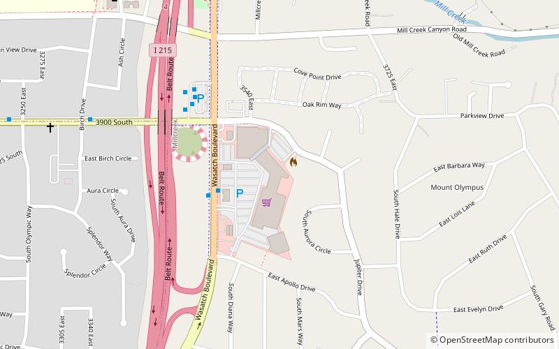 Olympus Hills Shopping Center location map