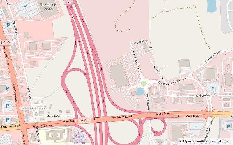 UPMC Lemieux Sports Complex location map