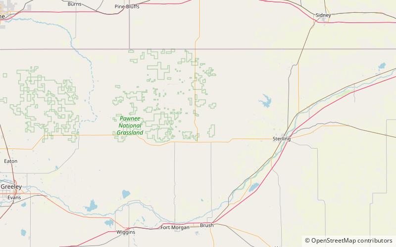 pawnee creek pawnee national grassland location map
