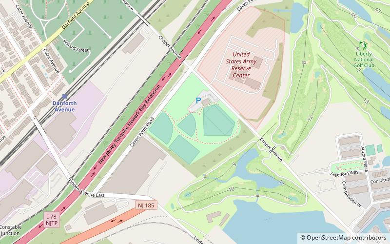 cochrane field jersey city location map