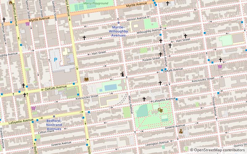 DeKalb Avenue location map