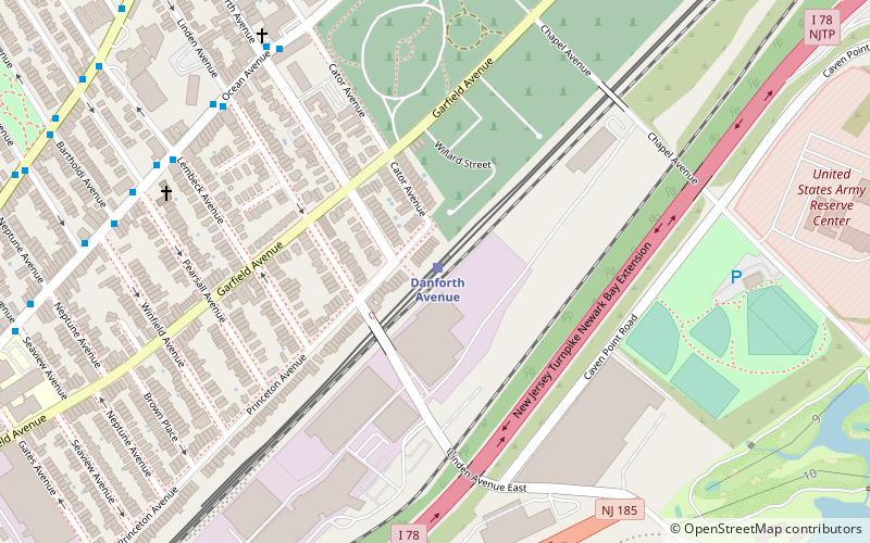 Danforth Avenue location map