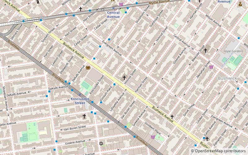 South Bushwick Reformed Church location map