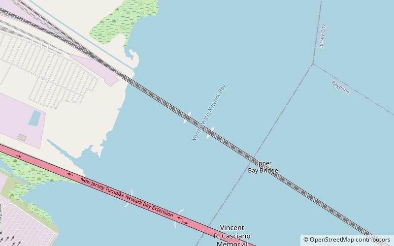 Upper Bay Bridge location map