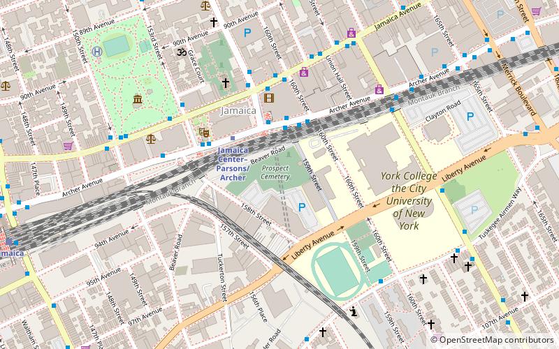 Prospect Cemetery location map