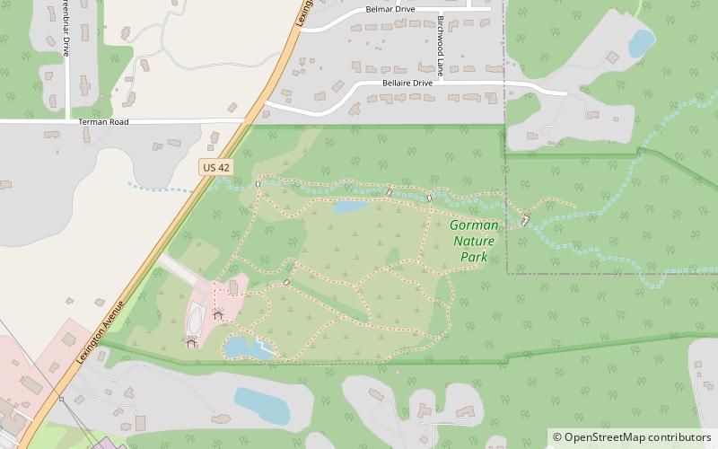 Gorman Nature Park location map