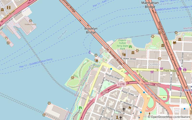 Bargemusic location map