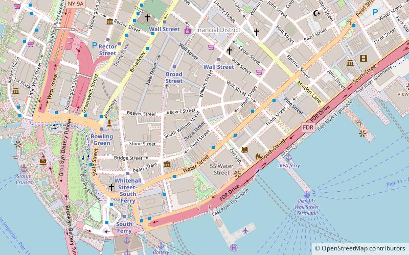 1 Hanover Square location map