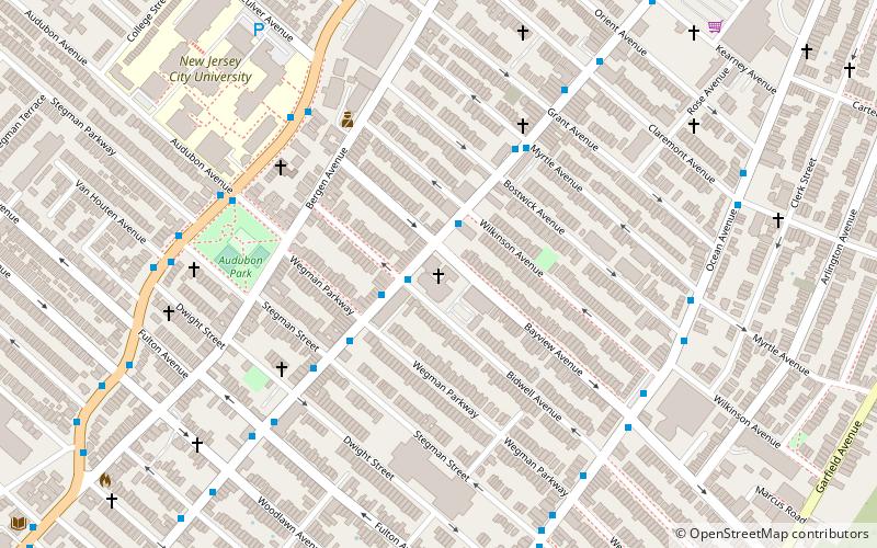 sacred heart church jersey city location map