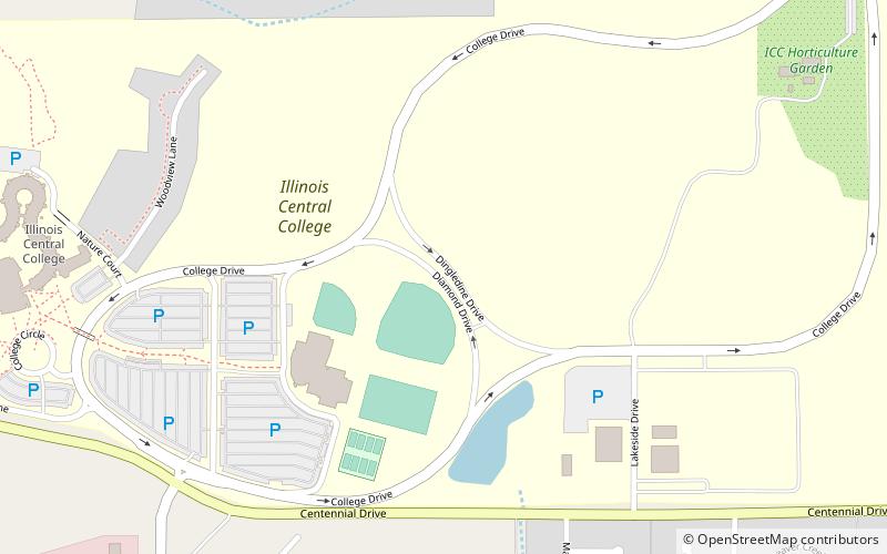 Illinois Central College location map