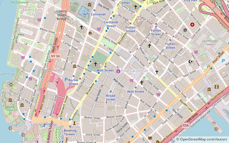 14 wall street new york location map