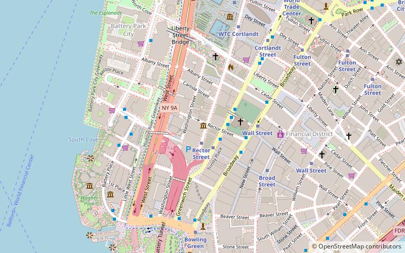 9/11 Tribute Museum location map
