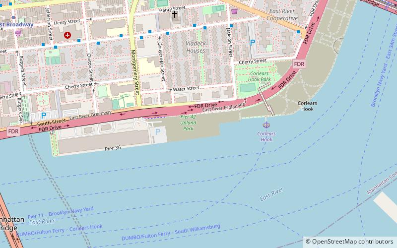 pier 42 new york city location map